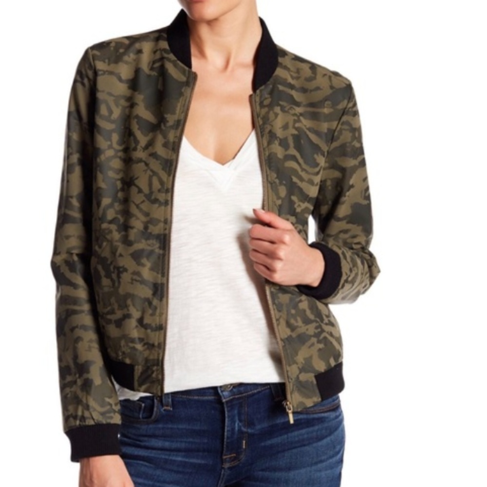 BNCI by Blanc Noir Camo Bomber Jacket